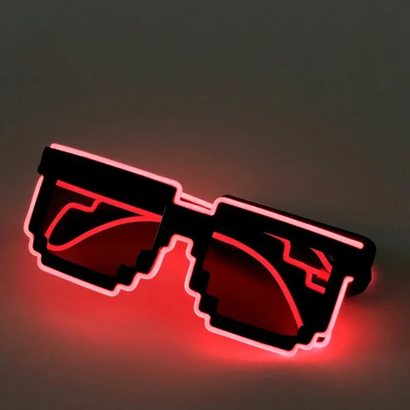 ワイヤレスLEDライトアップグラス、暗闇で光るネオングラス、 - Glow In The Dark Party Glasses のレビューと価格