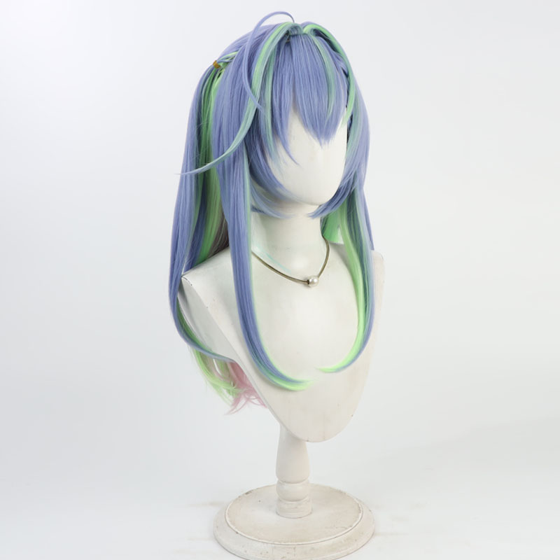 スズミ・ニモ コスプレウィッグ Vtuber ブルーグリーン - Anime Cosplay Wig Heat Resistant のレビューと価格