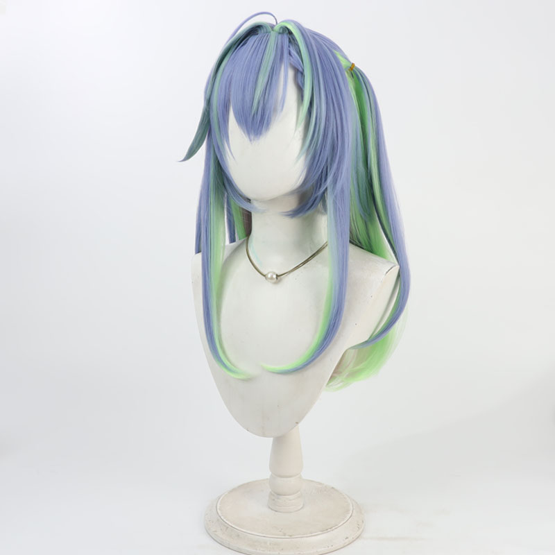 スズミ・ニモ コスプレウィッグ Vtuber ブルーグリーン - Anime Cosplay Wig Heat Resistant のレビューと価格