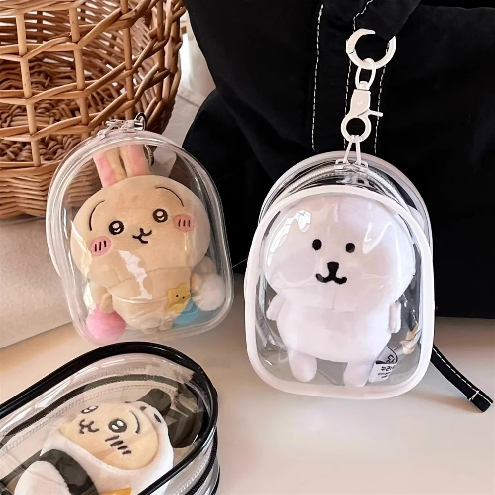 新しい携帯用透明ファスナー付き収納バッグ、キーチェーン、漫画 - Novelty Gifts のレビューと価格