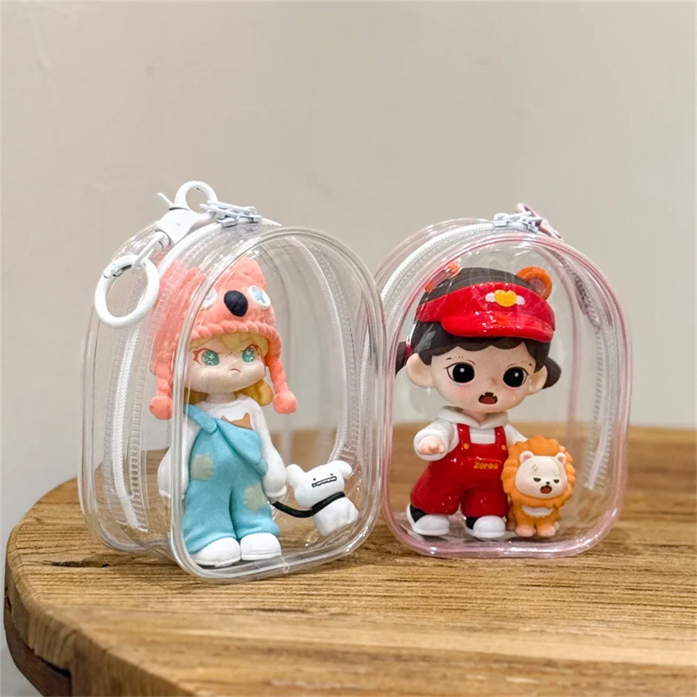 新しい携帯用透明ファスナー付き収納バッグ、キーチェーン、漫画 - Novelty Gifts のレビューと価格