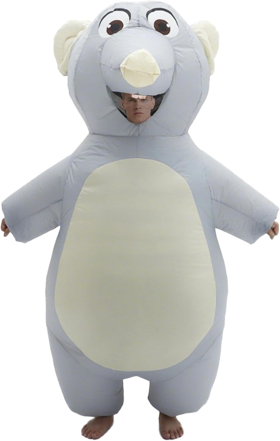 大人用インフレータブルマウスコスチューム。ハロウィーンパーテ - Costumes のレビューと価格