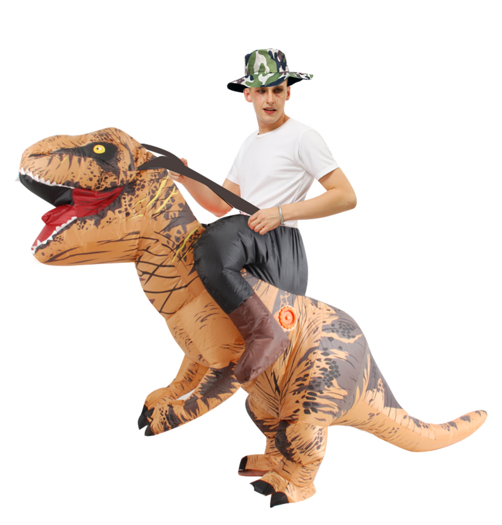 大人のためのインフレータブルコスプレコスチューム、面白い乗馬 - Inflatable Dinosaur Costume Adult のレビューと価格
